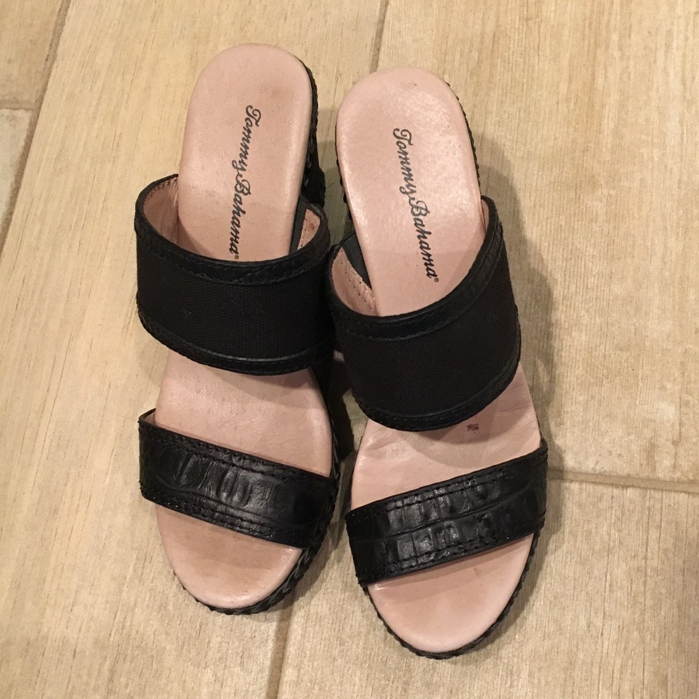 Tommy Bahama wedge Sandals, size 7